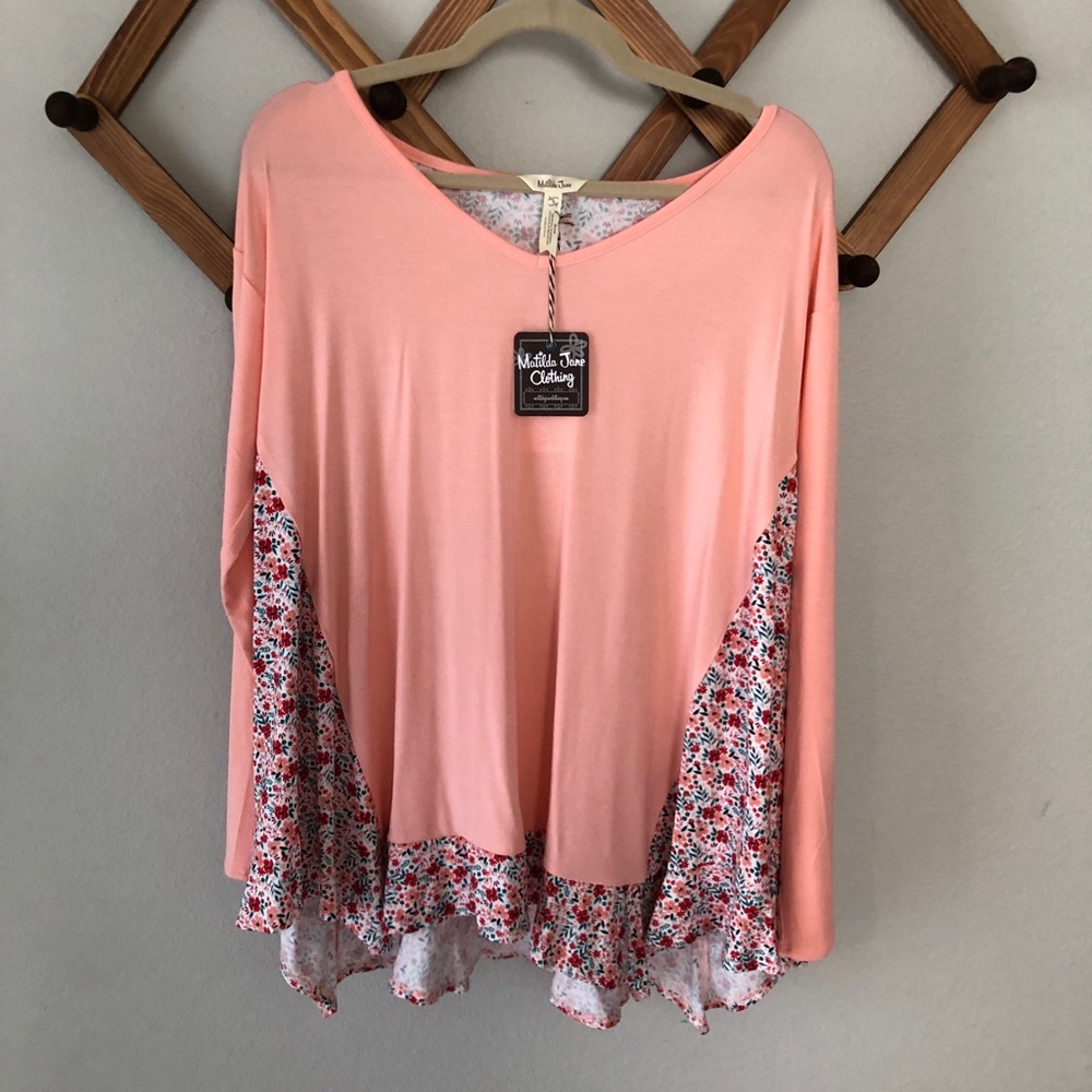 Matilda jane pink top